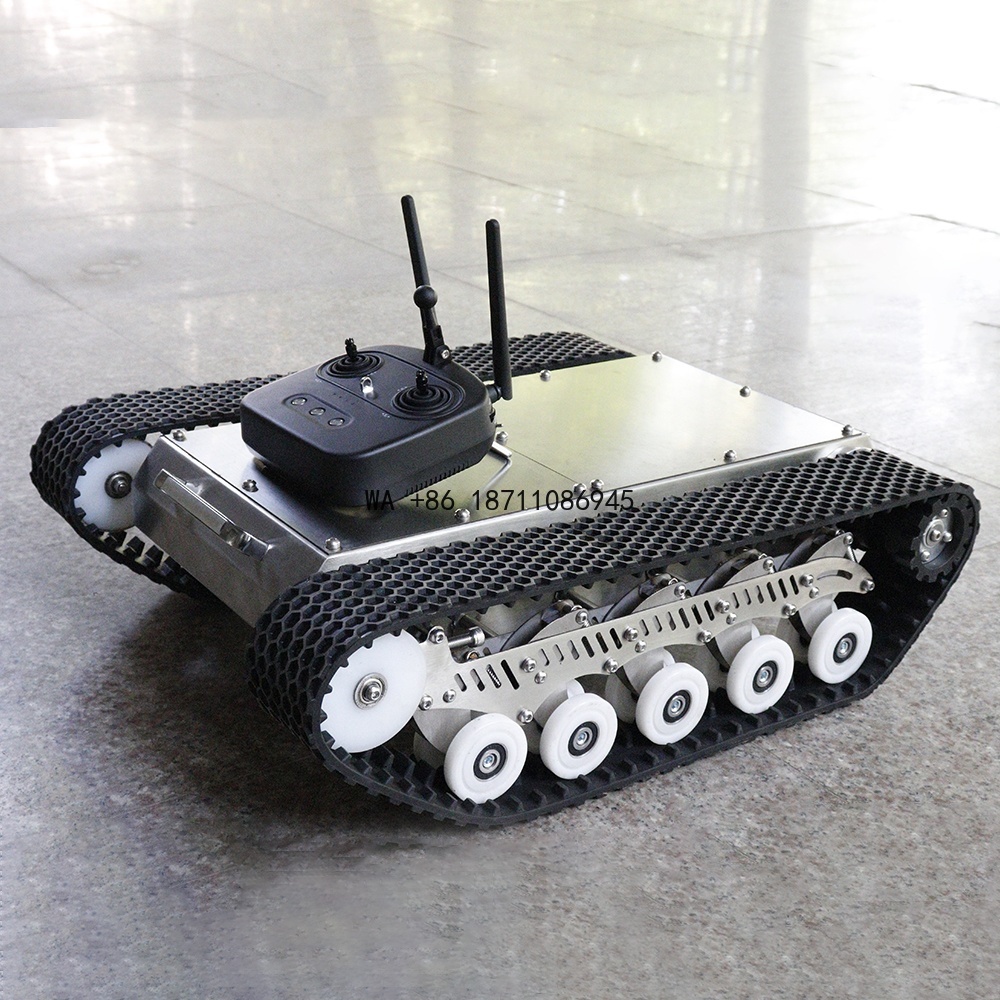 Robot Chassis - Rubber Track Robot Chassis Platform with