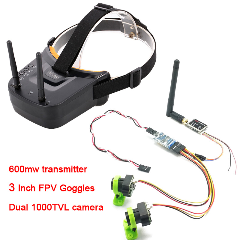 Pan Tilt Bracket - 3 channel Dual Video camera CMOS