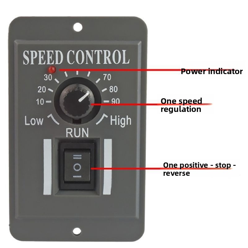 Geared Motor - PWM DC Motor Speed Controller 12V