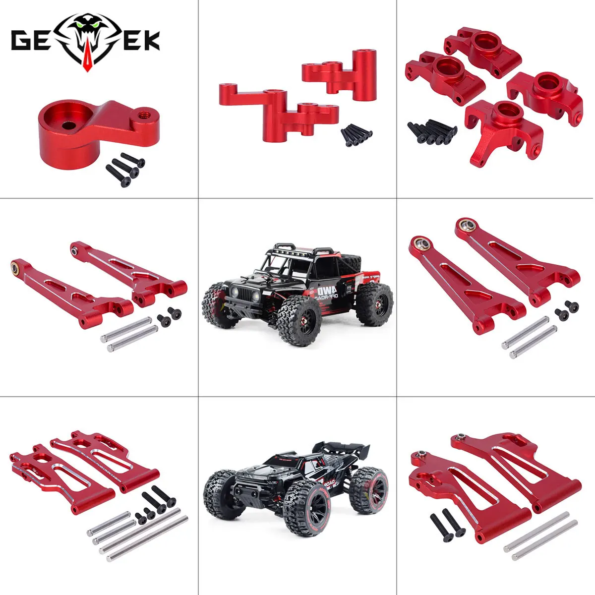 Robot Car Kit - CNC Aluminum Steering Cup Front Rear