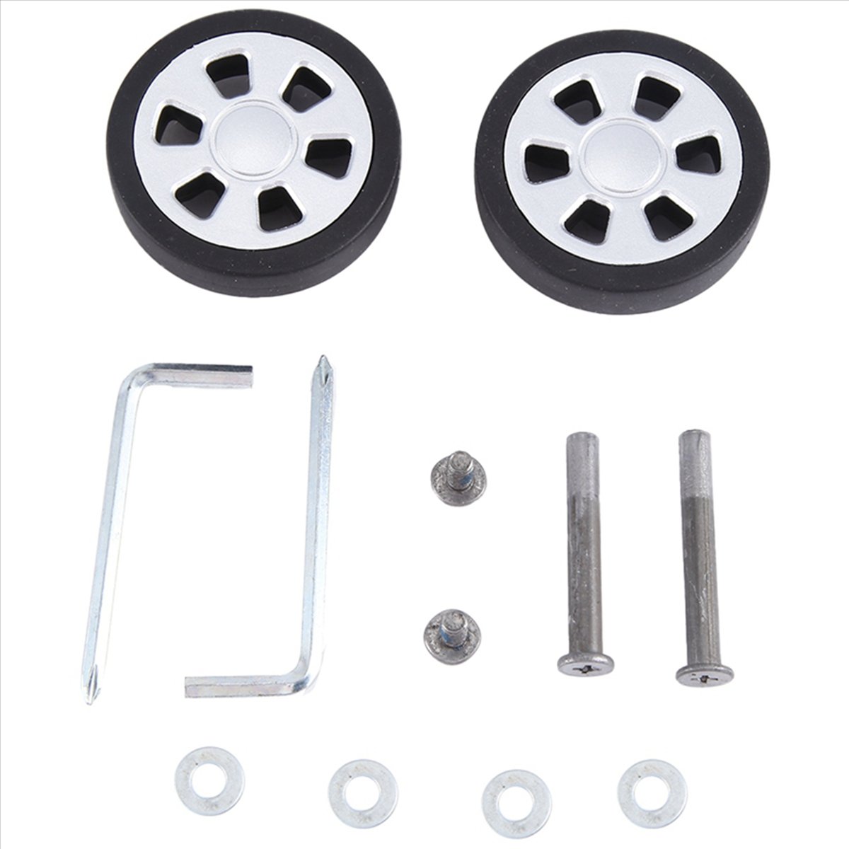 Caster Wheel - ABQR 55x13mm Set of 2 Luggage