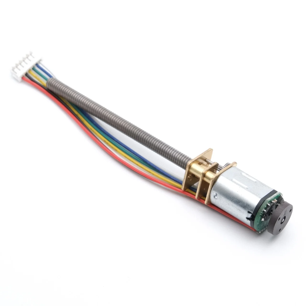 Geared Motor - Threaded Shaft Encoder DC Gear Motor