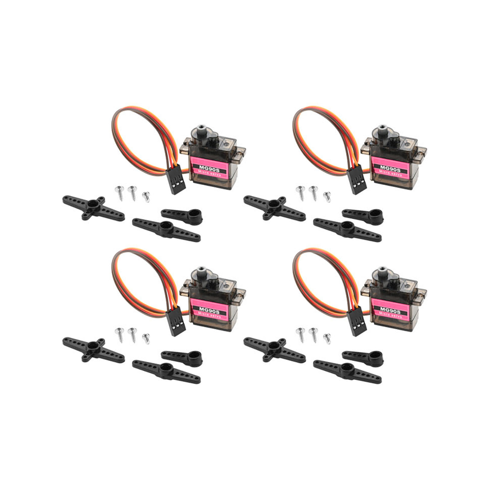Arduino Robot - 4pcs Micro Servo Metal Gear 90