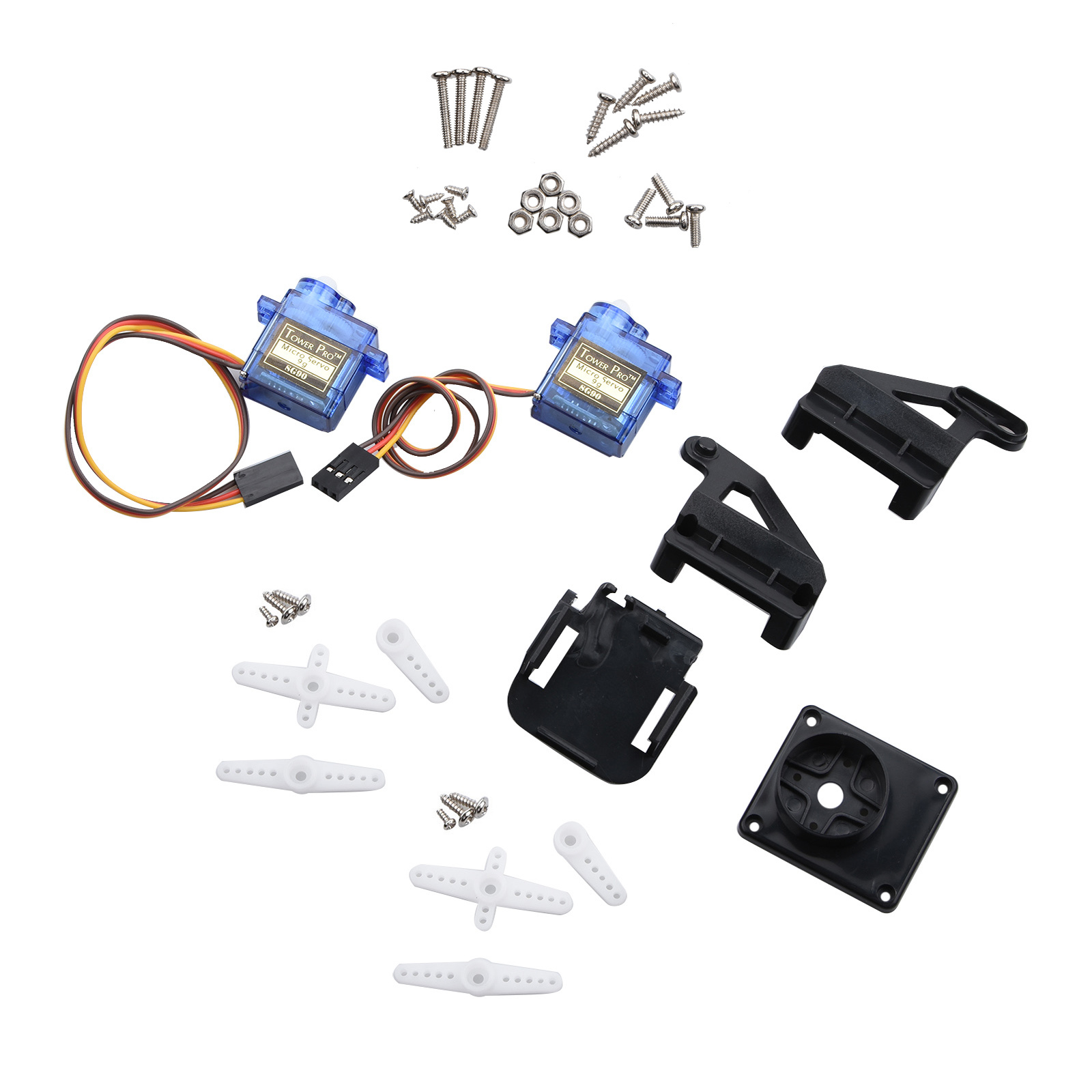 Servo Kit - FPV Nylon Dual-Axis Servo Gimbal Platform