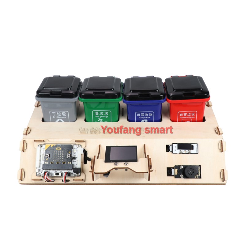 Microbit Robot - Waste Sorting Robot Kit AI Vision