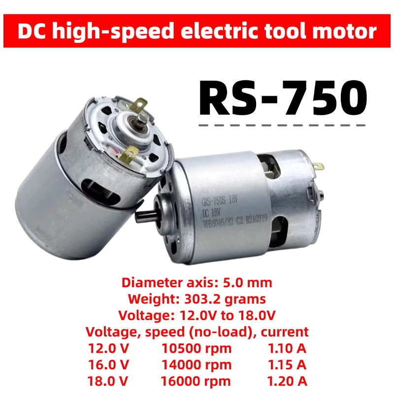 18V RS-750 High-Speed DC Motor - Dc Motor ulasan dan harga
