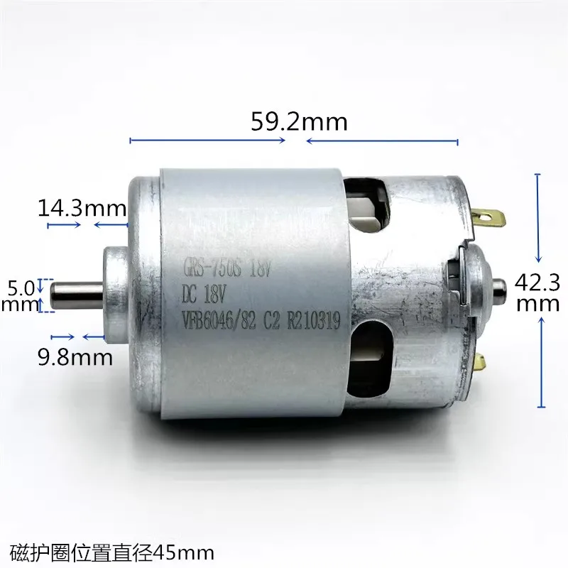 18V RS-750 High-Speed DC Motor - Dc Motor ulasan dan harga