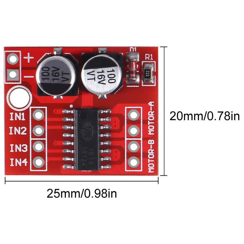 4/10pcs MX1508 DC Motor Driver - L298N Module ulasan dan harga