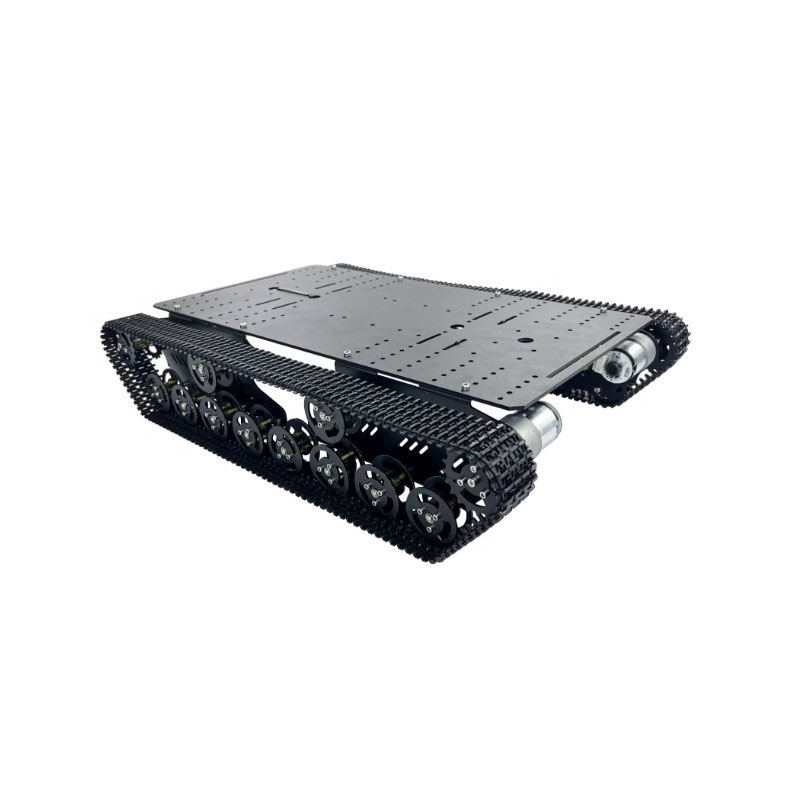 Thanksbuyer Silver/Black R3 T8 - Tracked Robot Chassis ulasan dan harga