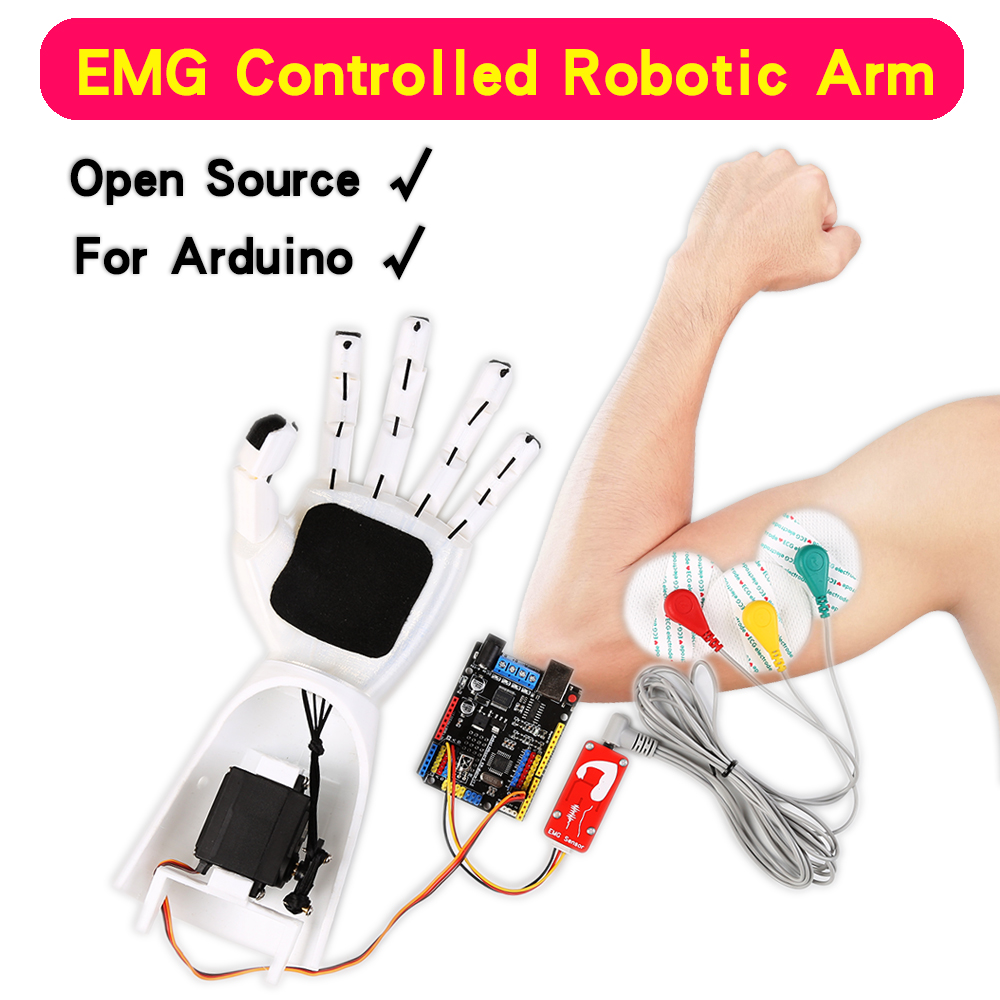 EMG Sensor Robotic Arm Electri - Robot Arm Kit ulasan dan harga