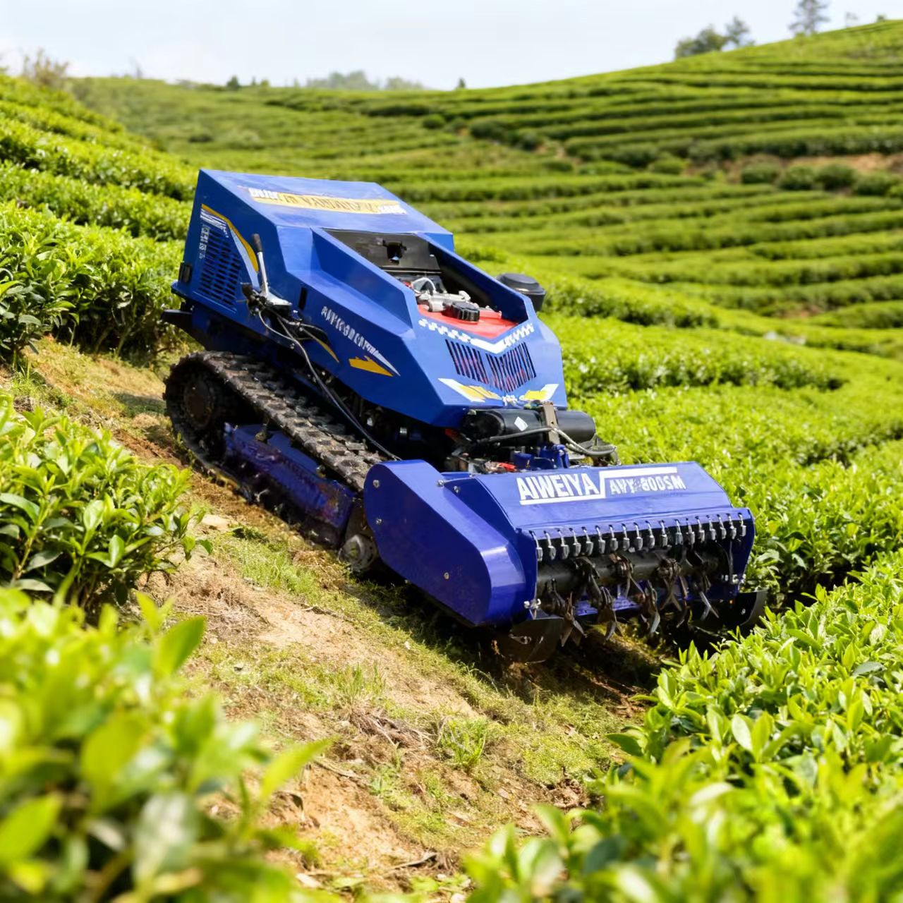 Customized Petrol Lawn Mower A - Robot Chassis ulasan dan harga
