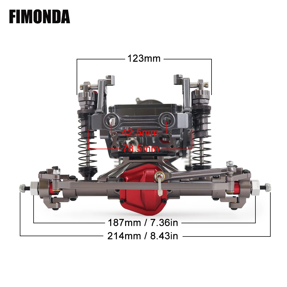 FIMONDA 1/10 RC Crawler Metal  - Robot Car Kit ulasan dan harga