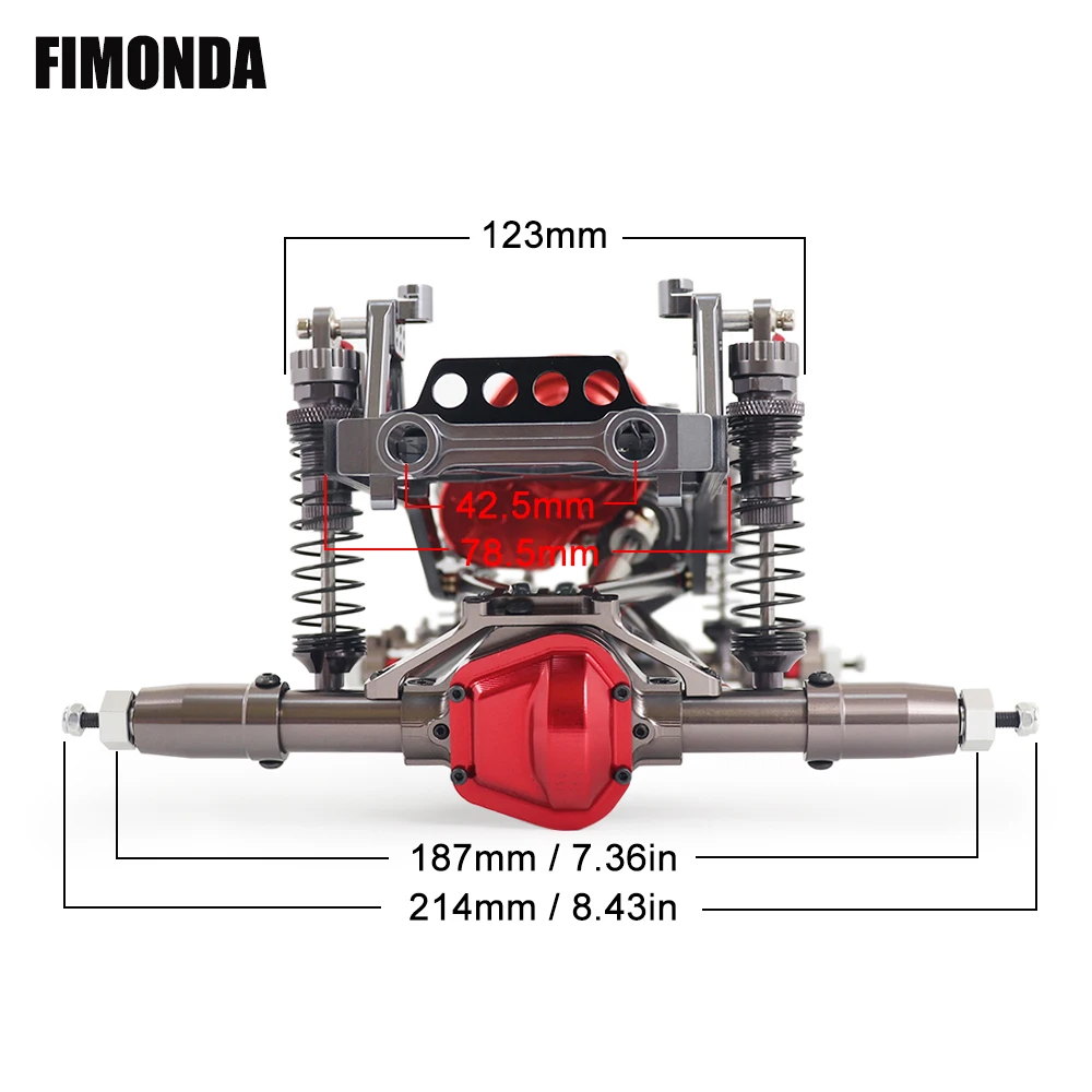 FIMONDA 1/10 RC Crawler Metal  - Robot Car Kit ulasan dan harga