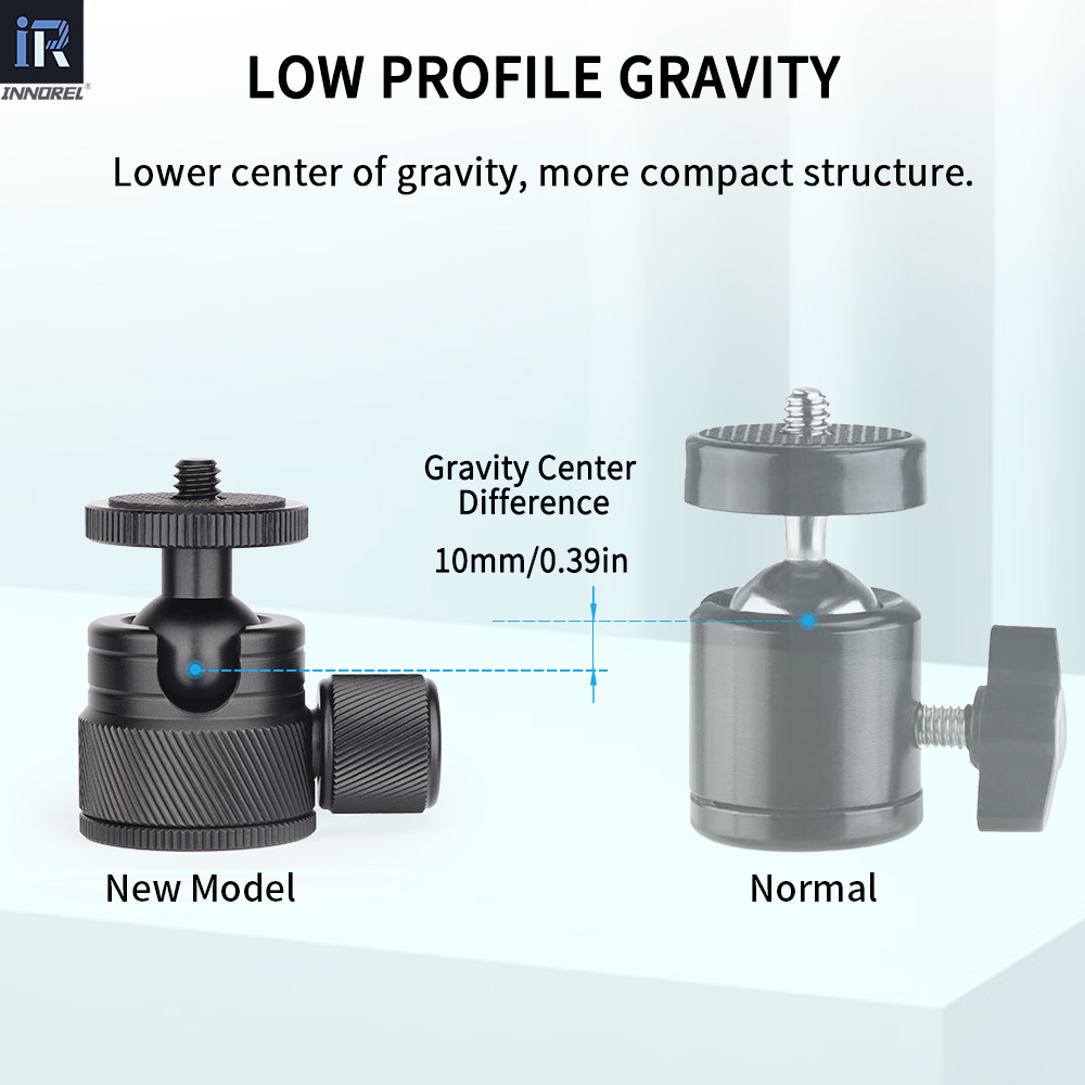 Mini Ball Head-INNOREL C19 CNC - Pan Tilt Bracket ulasan dan harga
