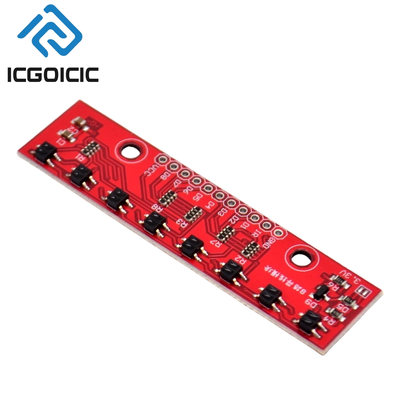 1-10PCS 8-Channels Infrared Li - Line Follower Robot ulasan dan harga