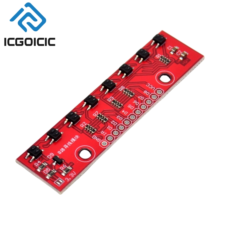 1-10PCS 8-Channels Infrared Li - Line Follower Robot ulasan dan harga