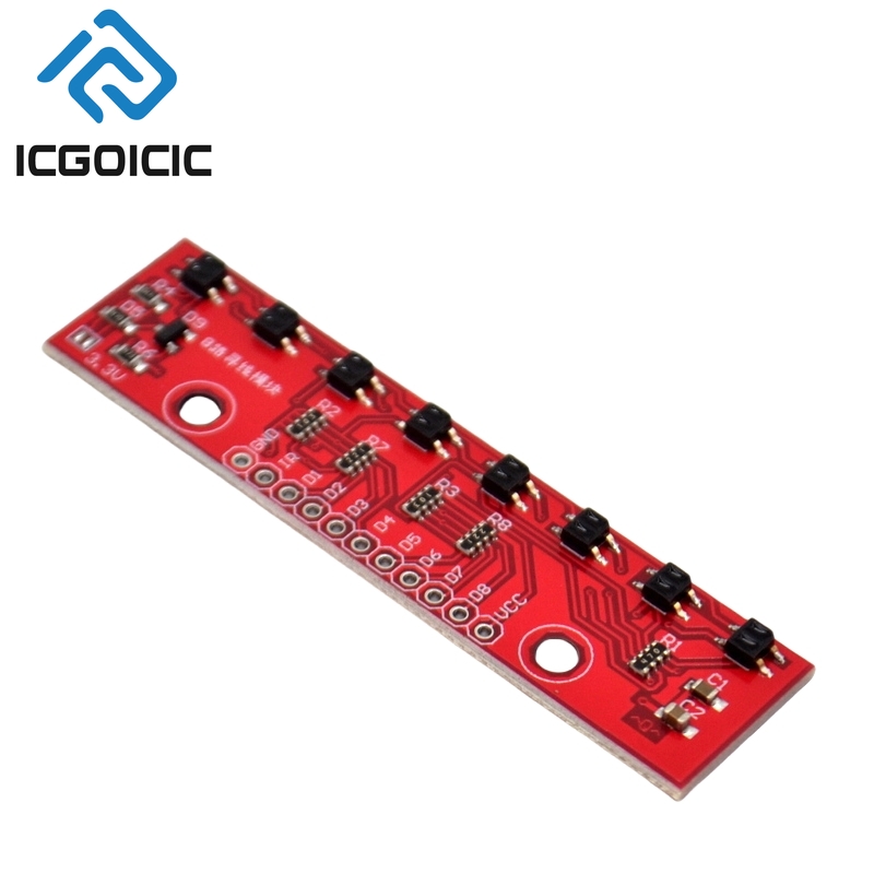 1-10PCS 8-Channels Infrared Li - Line Follower Robot ulasan dan harga