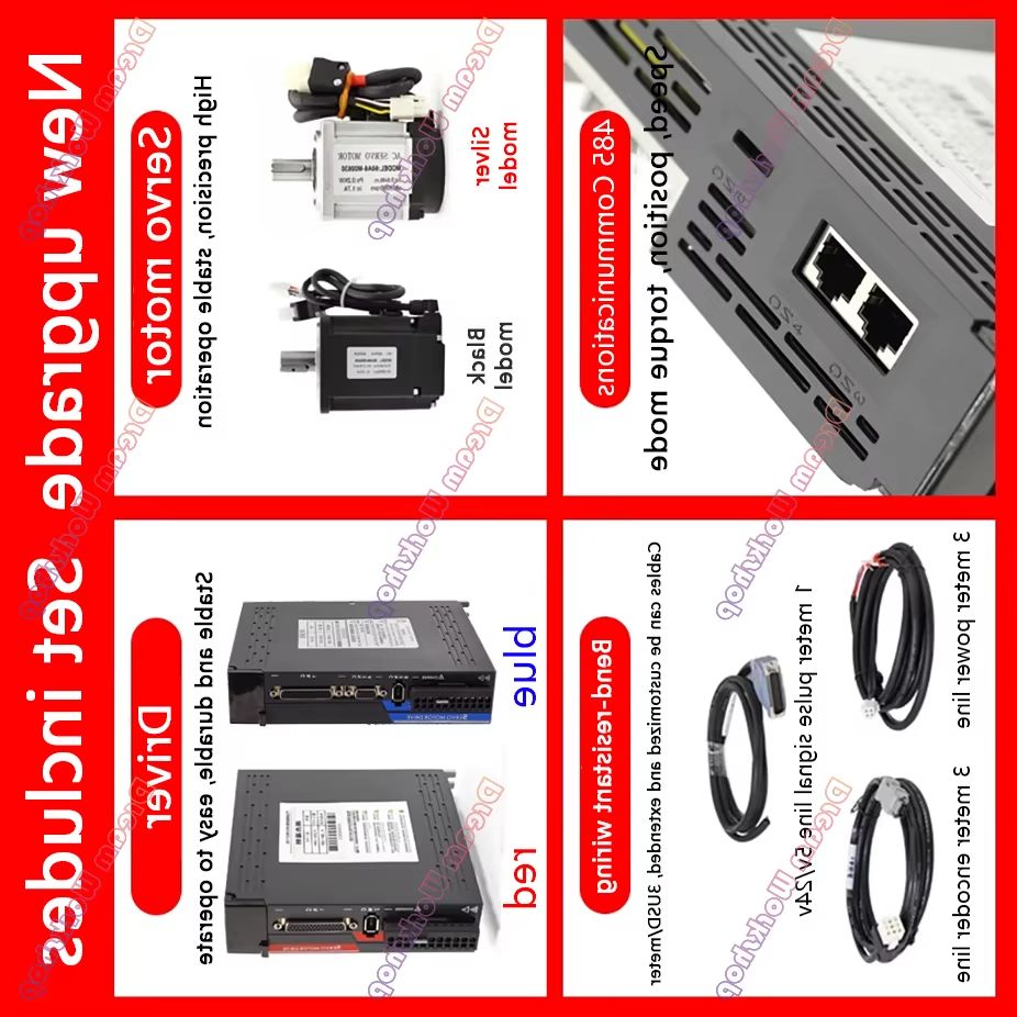 1KW/1.5KW/2KW/2.3KW/2.6KW 220V - Servo Kit ulasan dan harga