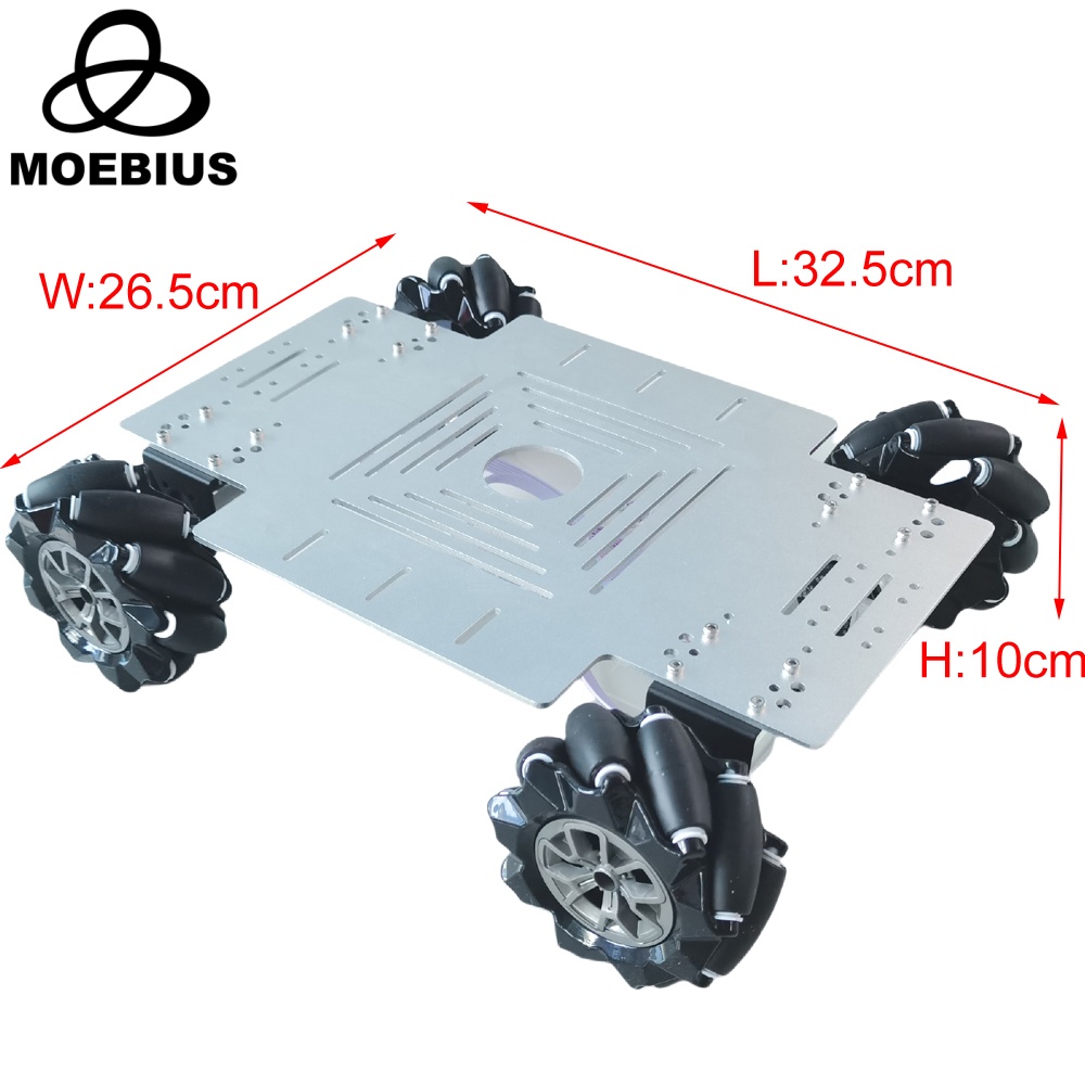 MOEBIUS 26KG Load 4WD Mecanum  - Ros Robot ulasan dan harga