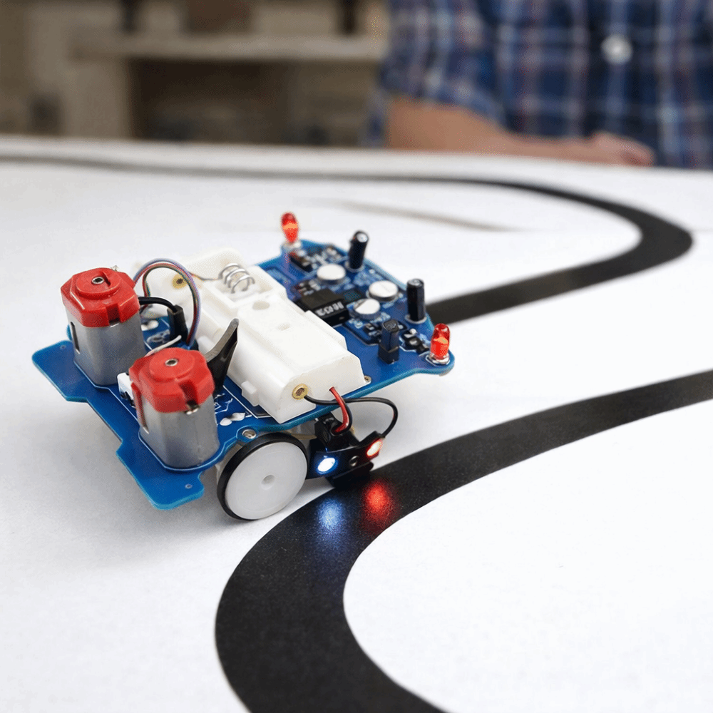 Intelligent Tracking D2-5 Inte - Line Follower Robot ulasan dan harga