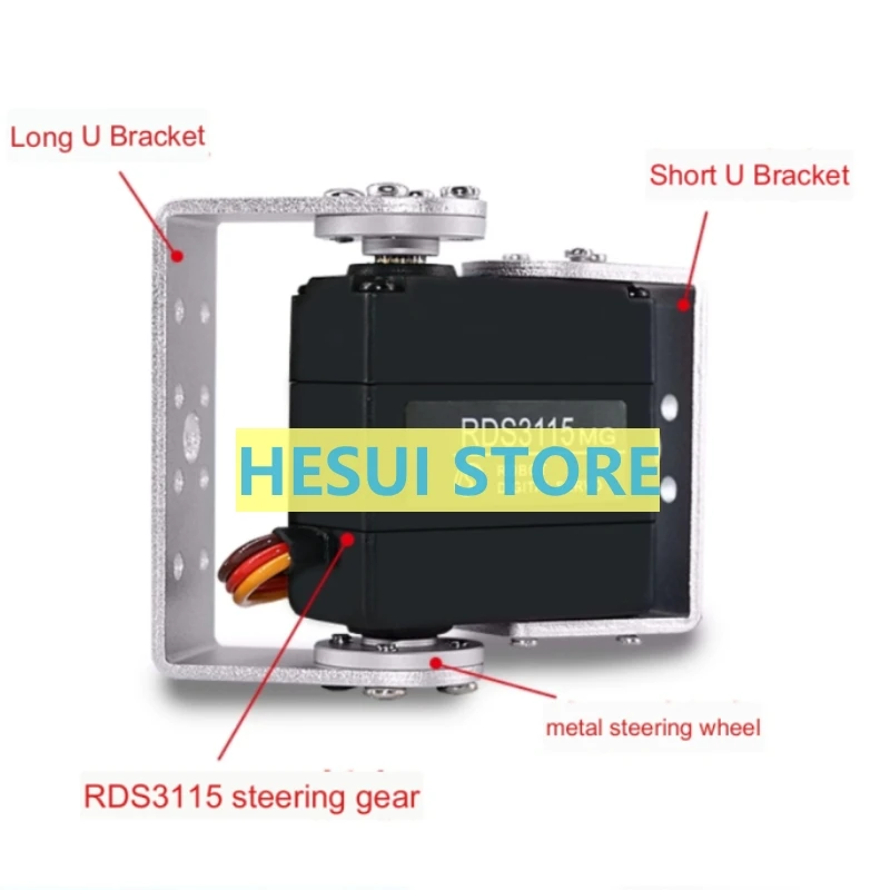RDS3115 15kg Metal Gear Digita - Servo Pan Tilt ulasan dan harga