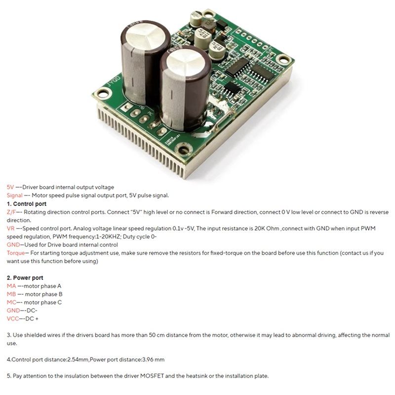Y43A-JYQD-V6.5E 36V-72V BLDC M - Motor Driver Module ulasan dan harga
