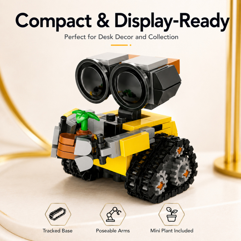 Mini Robot Building Blocks Set - Robot Track ulasan dan harga