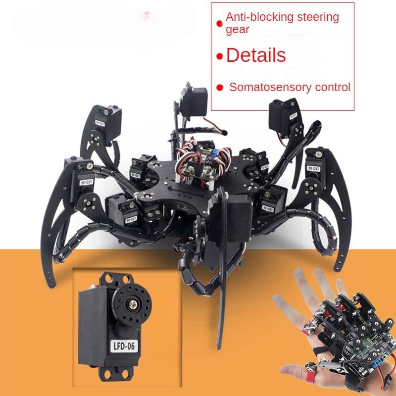 18 DOF Aluminium Hexapod Spide - Arduino Robot ulasan dan harga