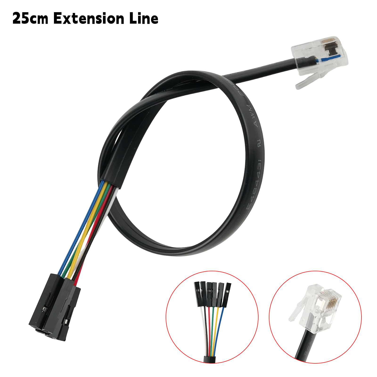 25cm EV3 Extension Line 6p6c B - Microbit Robot ulasan dan harga