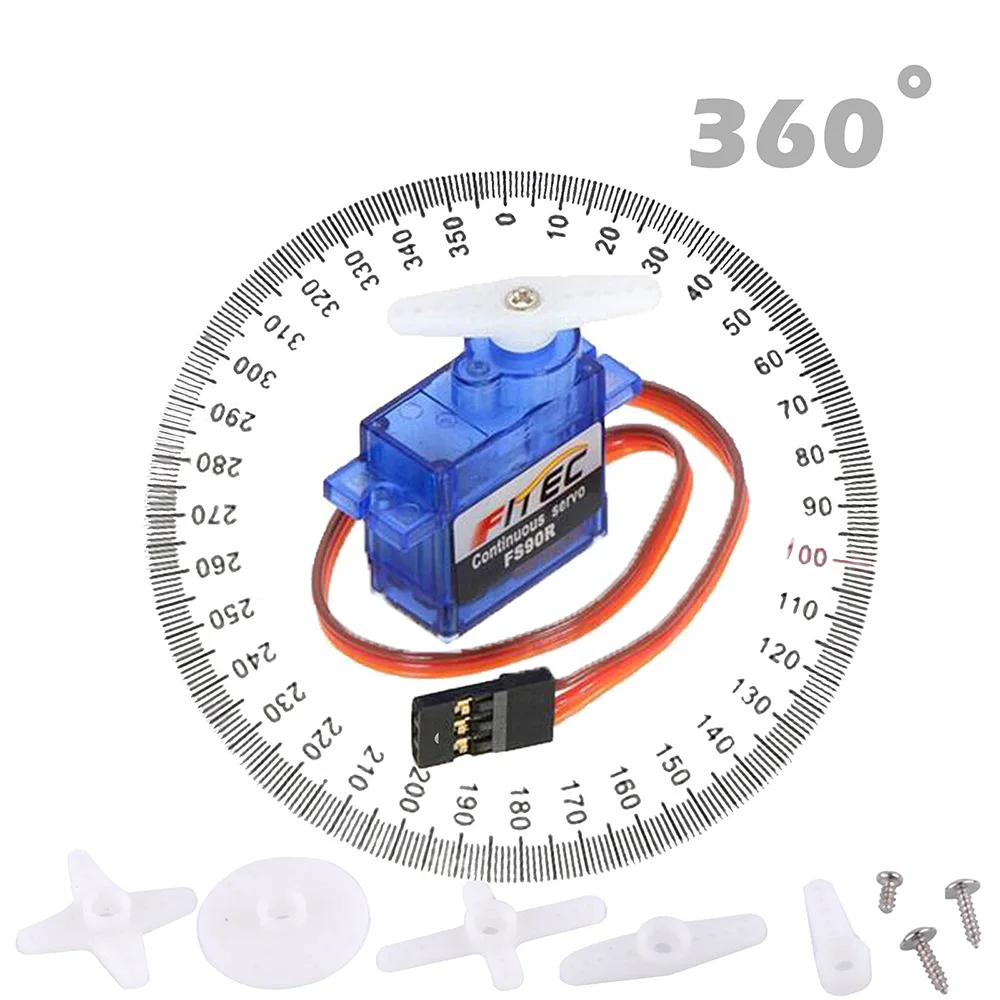 Feetech Mini FS90R Micro Servo - Arduino Robot ulasan dan harga