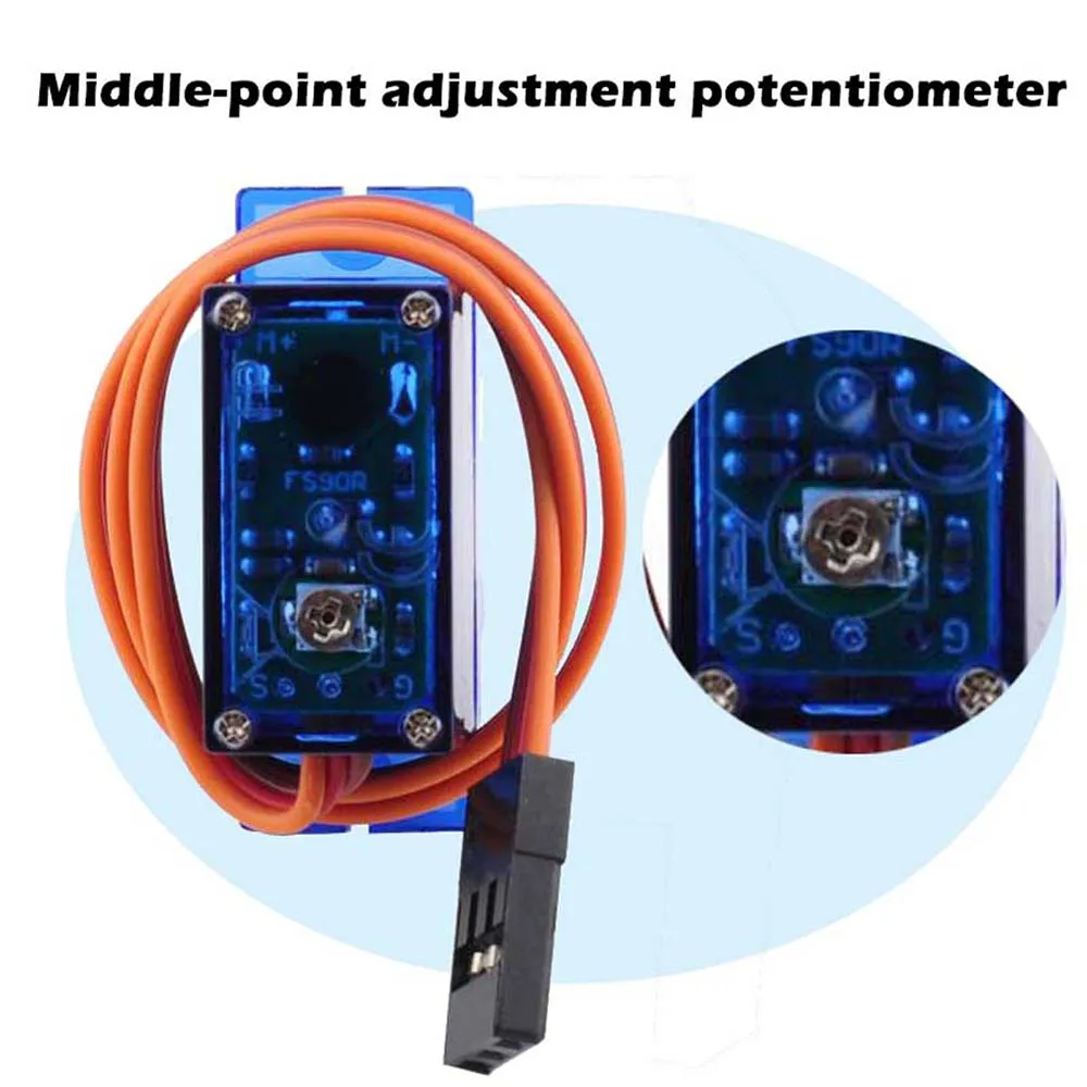 Feetech Mini FS90R Micro Servo - Arduino Robot ulasan dan harga