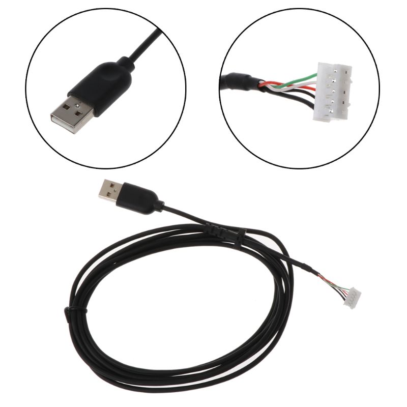 USB Mouse Cable Cord PVC Mice  - Line Follower Robot ulasan dan harga