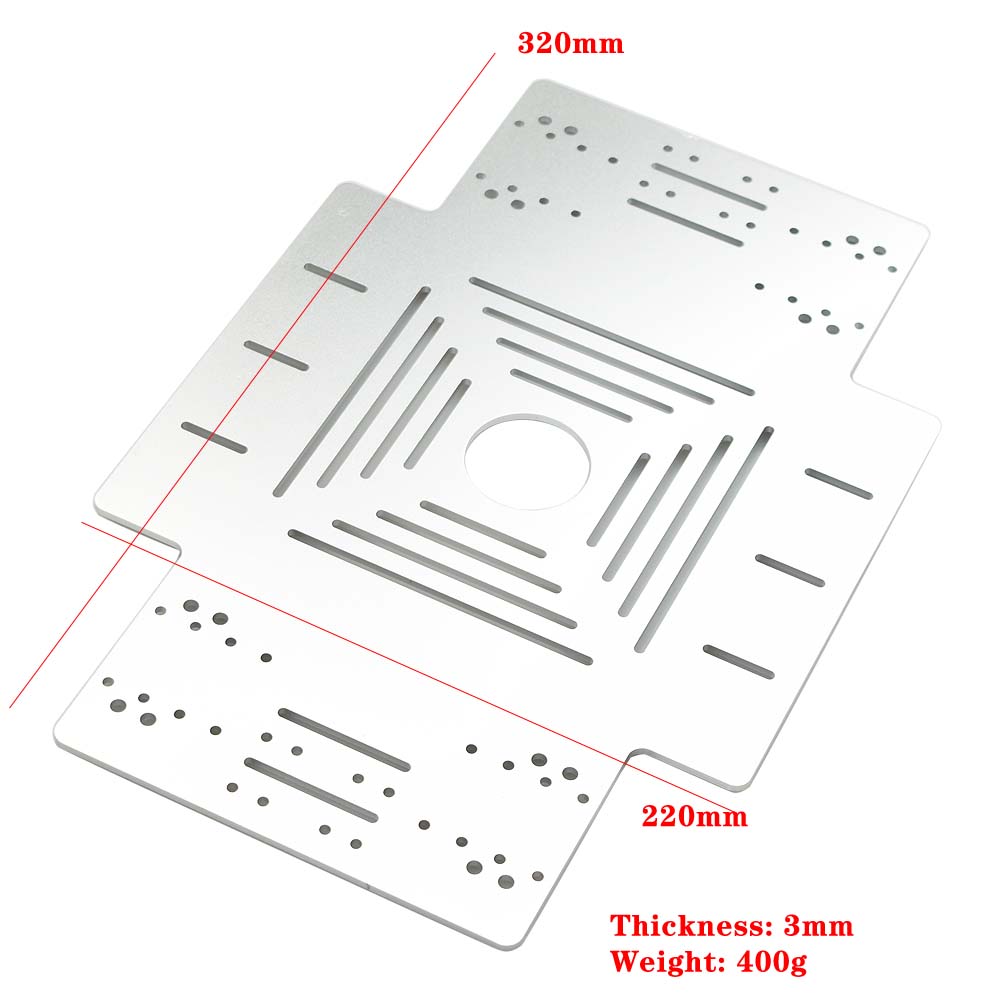 Big Metal Plate Aluminum Alloy - Stm32 Robot ulasan dan harga