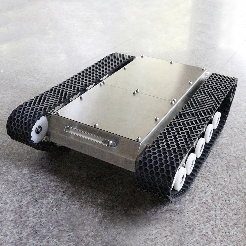 Rubber Track Robot Chassis Pla - Robot Chassis ulasan dan harga