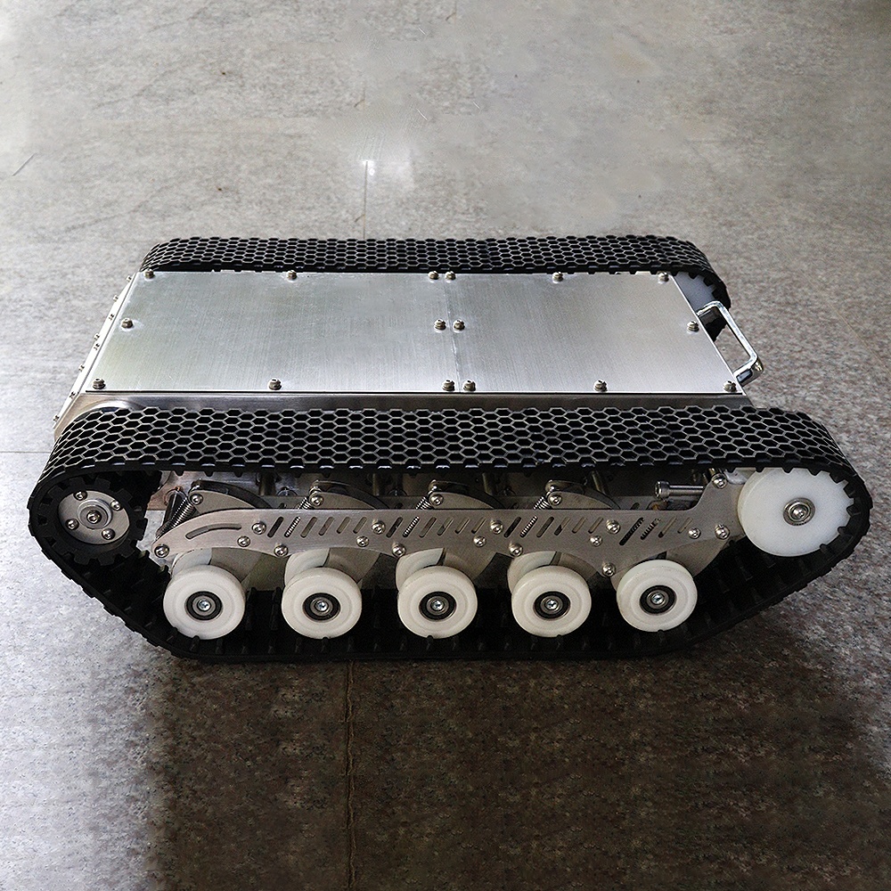 Rubber Track Robot Chassis Pla - Robot Chassis ulasan dan harga