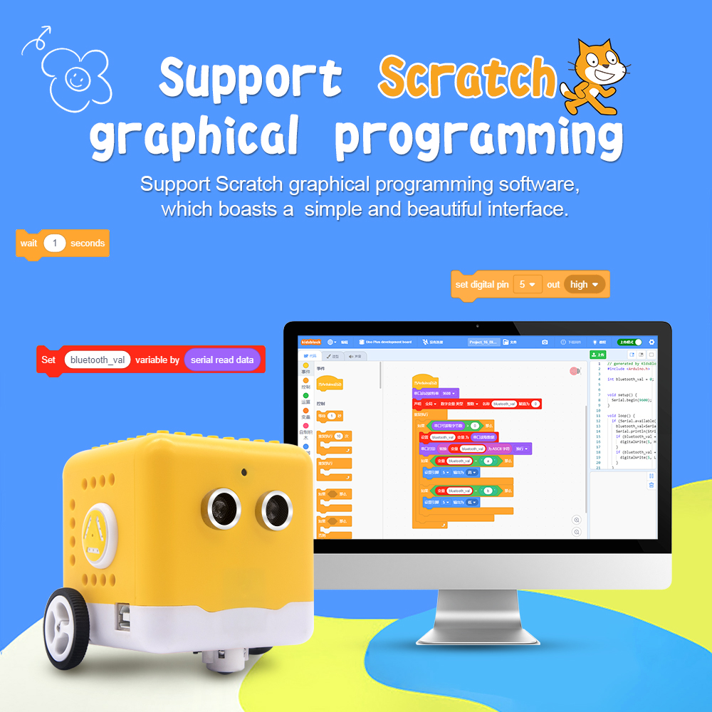 Kidsbits Programmable Robot Ki - Microbit Robot ulasan dan harga