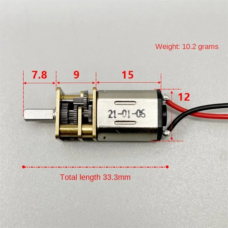 N20 DC 3V 18rpm 6V  36RPM  Min - Geared Motor ulasan dan harga