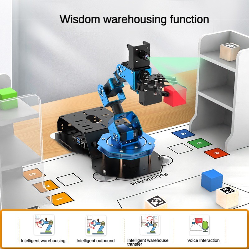 6 Dof Robot Arm with Servo Cla - Ros Robot ulasan dan harga