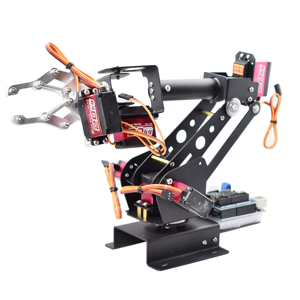 Ps2 Control 6 DOF Robotic Arm  - Arduino Robot ulasan dan harga