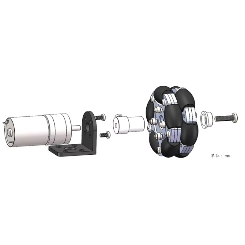 15KG Load 80mm Omnidirectional - Omni Wheel ulasan dan harga