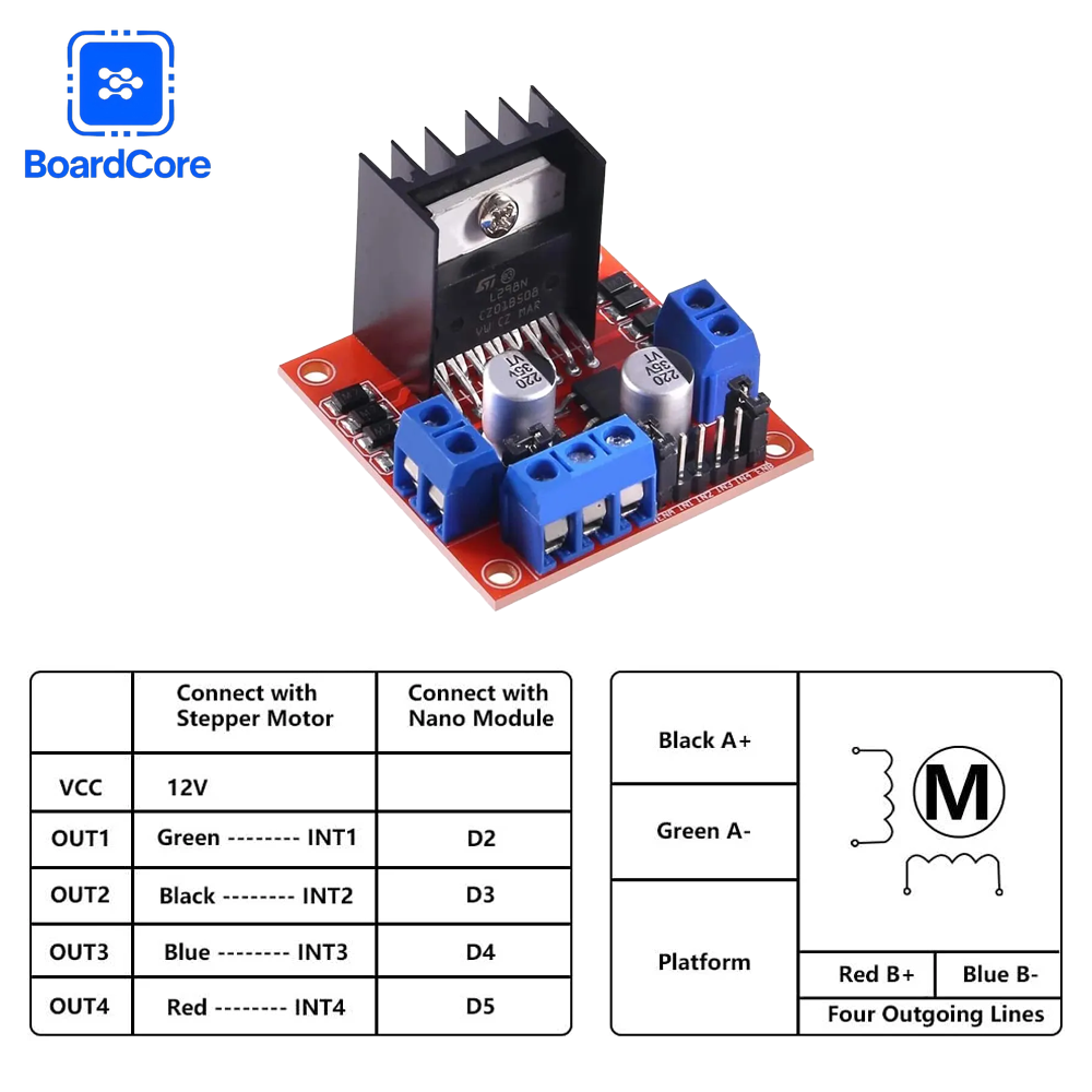 L298N Motor Driver Module Dual - L298N Module ulasan dan harga