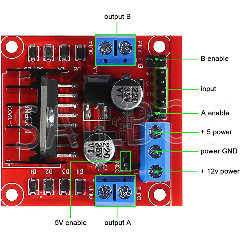 1/5/10PCS L298N DC Motor Drive - L298N Module ulasan dan harga