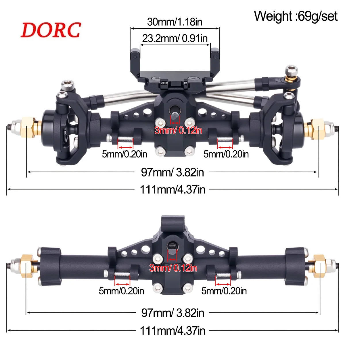 1Set Plastic Axles w/ Servo Mo - Servo Kit ulasan dan harga