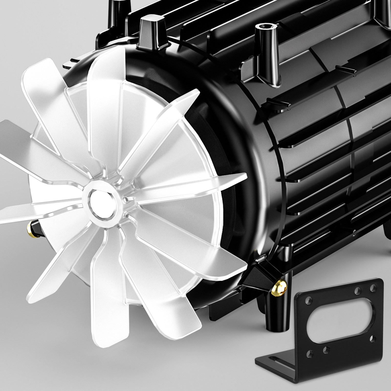 Gear Motor Mounting Bracket He - Geared Motor ulasan dan harga