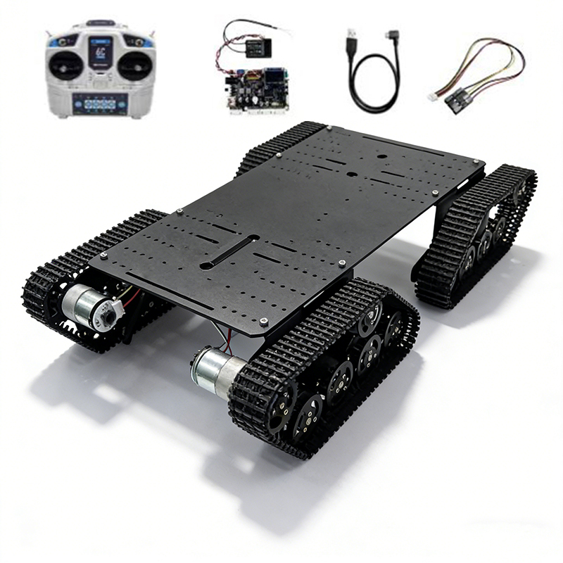Assembled Big Load RC Tank 4WD - Ros Robot ulasan dan harga