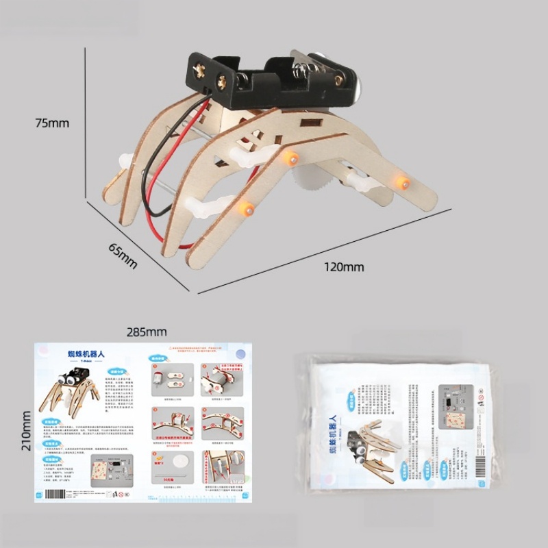 Diy Handmade Walking Spider Ro - Line Follower Robot ulasan dan harga