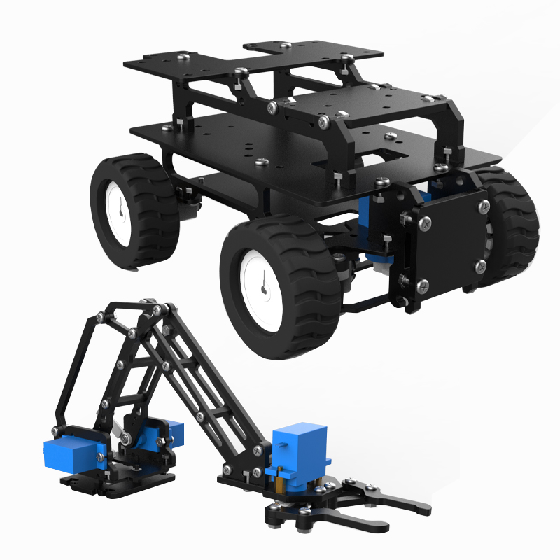 Acrylic 4WD Robot Car Motor Ac - Arduino Robot ulasan dan harga