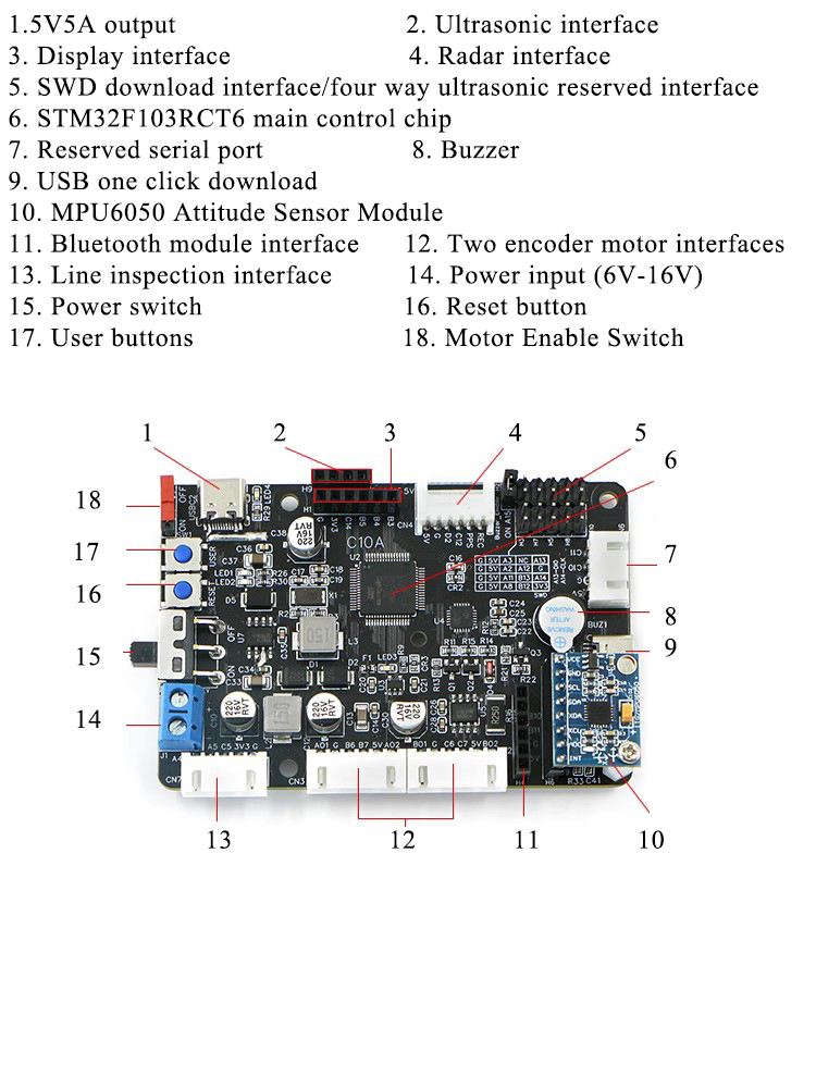 Stm32f407 Robot Control Board  - Ros Robot ulasan dan harga
