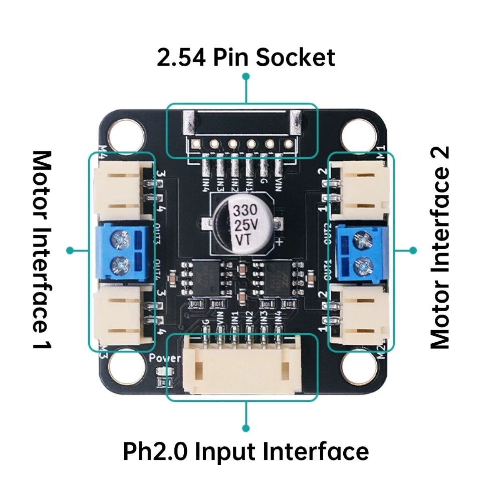 4 TT Motor and Driver Kit 4 DC - Motor Driver L298N ulasan dan harga