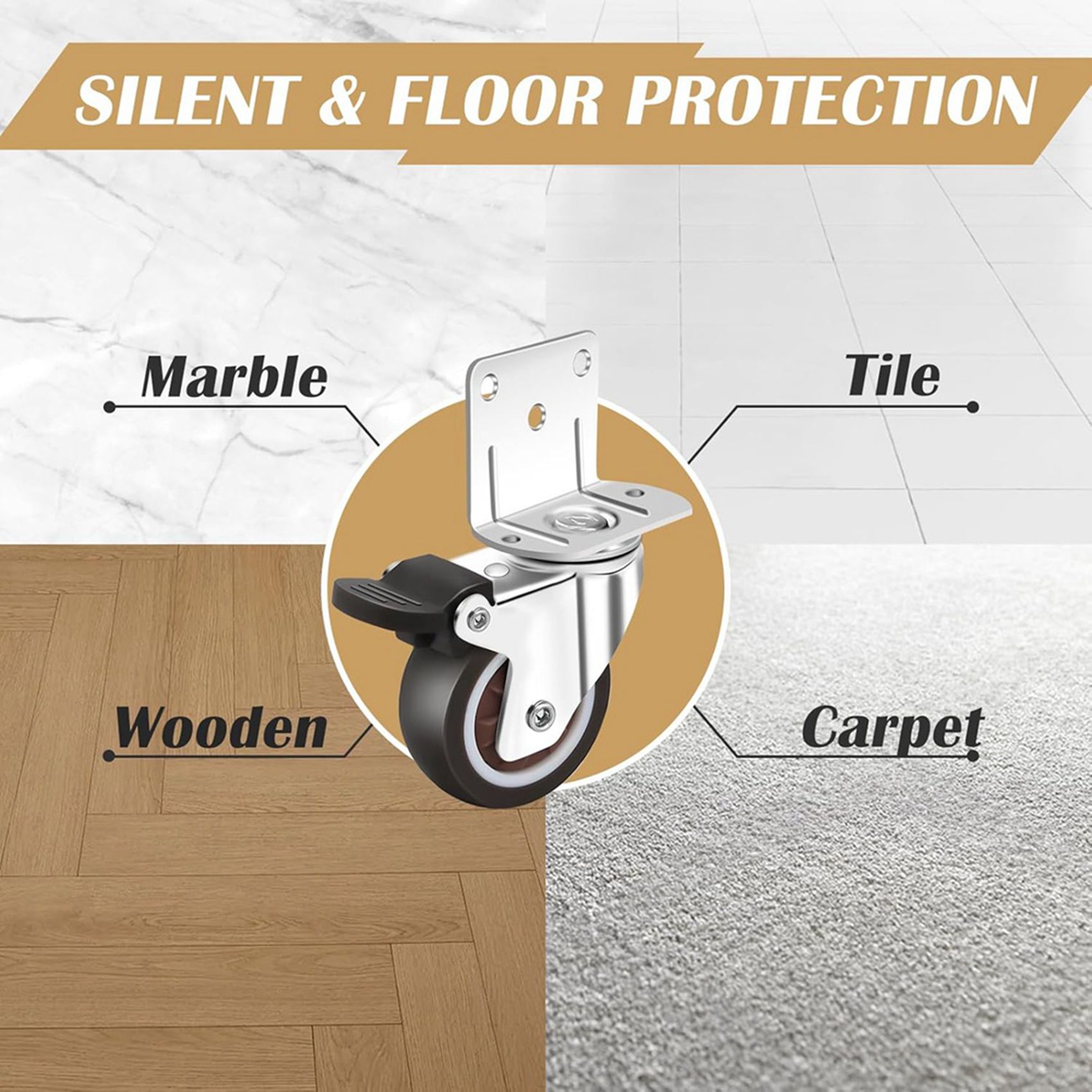 TFORU-Side Mount Casters,Caste - Caster Wheel ulasan dan harga